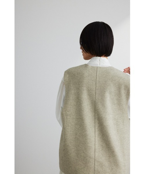 「STYLEMIXER」 ベスト SMALL ホワイト レディース_画像8