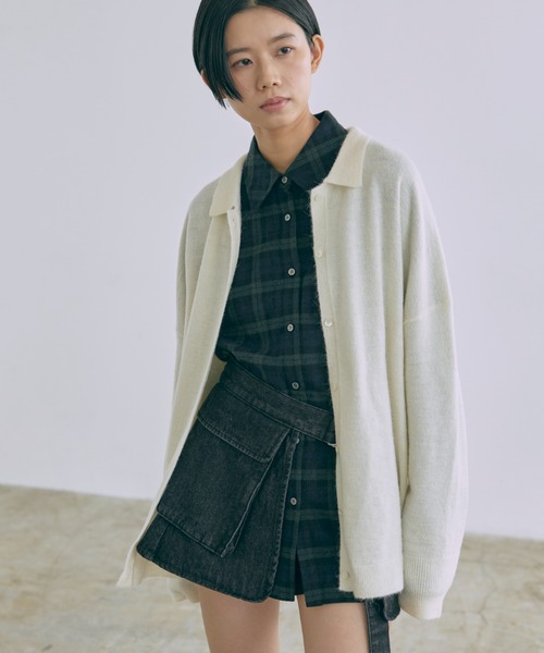 EN NEUME カーディガン Loose Polo Cardigan / ルーズポロカーディガン