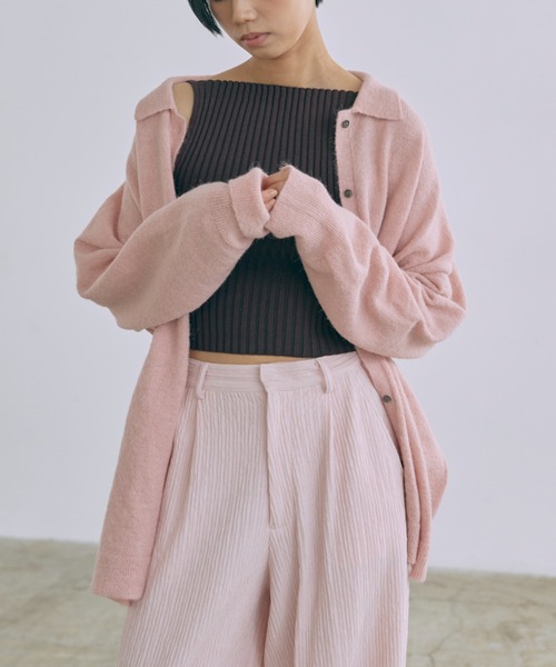 EN NEUME カーディガン Loose Polo Cardigan / ルーズポロカーディガン