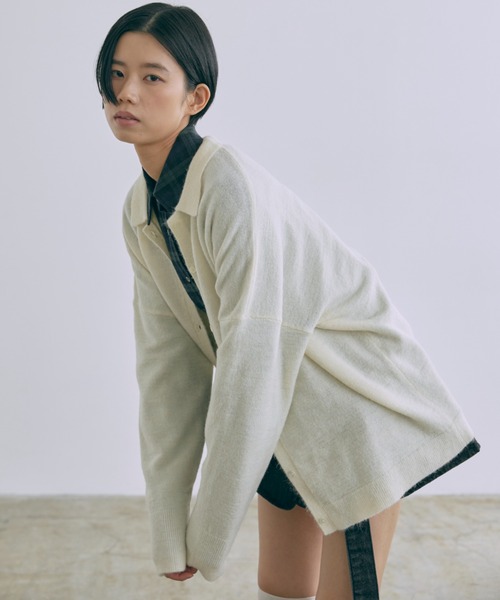 EN NEUME カーディガン Loose Polo Cardigan / ルーズポロカーディガン