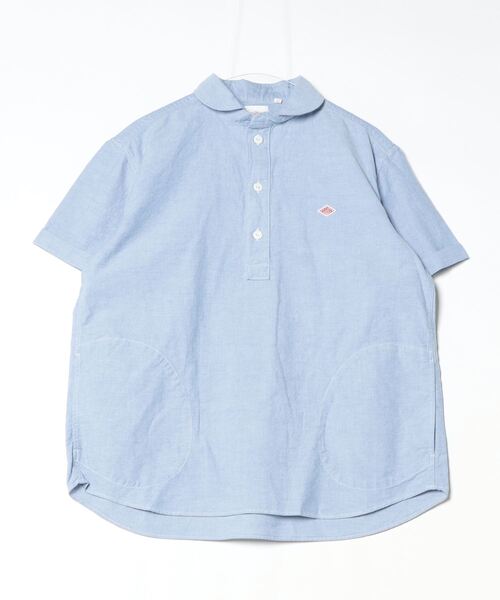 Danton（ダントン） 半袖ポロシャツ 40 ブルー メンズ : ZOZOTOWN