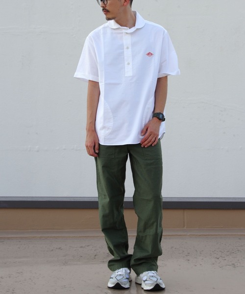Danton（ダントン） 半袖ポロシャツ 40 ブルー メンズ : ZOZOTOWN