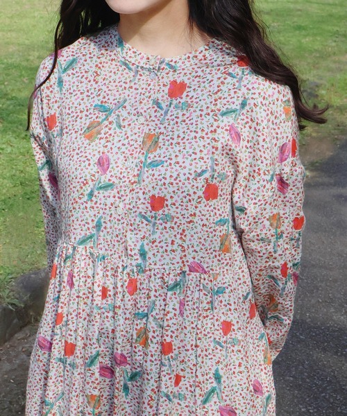 l'atelier du savon（アトリエドゥサボン） ワンピース ちぎり絵の