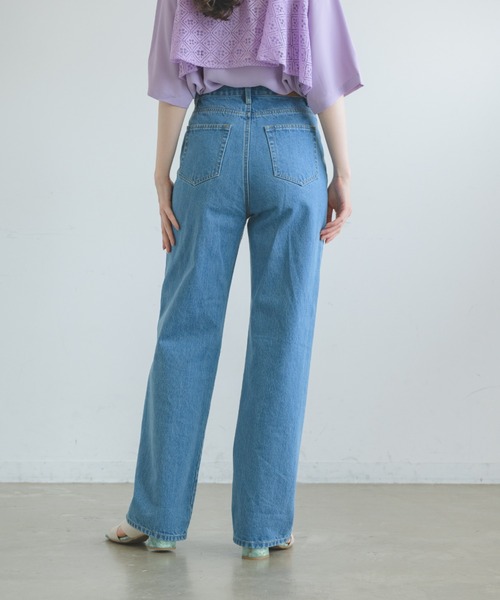 「idem」 デニムパンツ MEDIUM ネイビー レディース_画像8