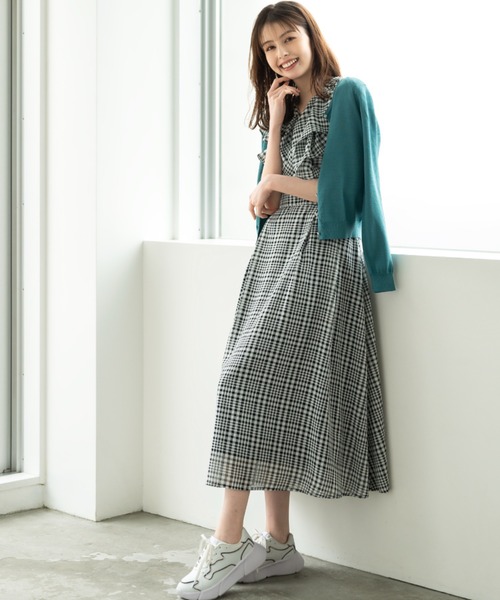 「MISCH MASCH」 ニットカーディガン M レッド レディース_画像2