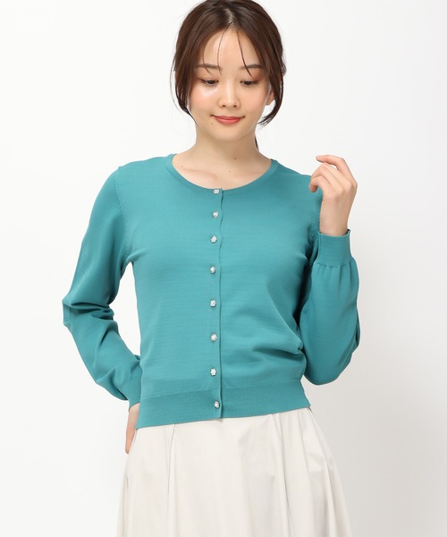 「MISCH MASCH」 ニットカーディガン M レッド レディース_画像5