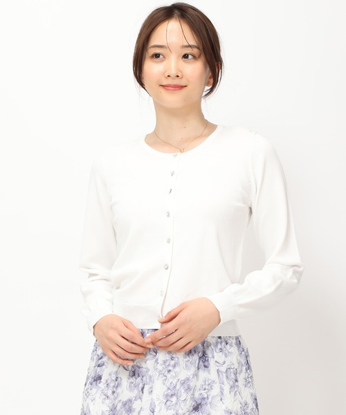 「MISCH MASCH」 ニットカーディガン M レッド レディース_画像9