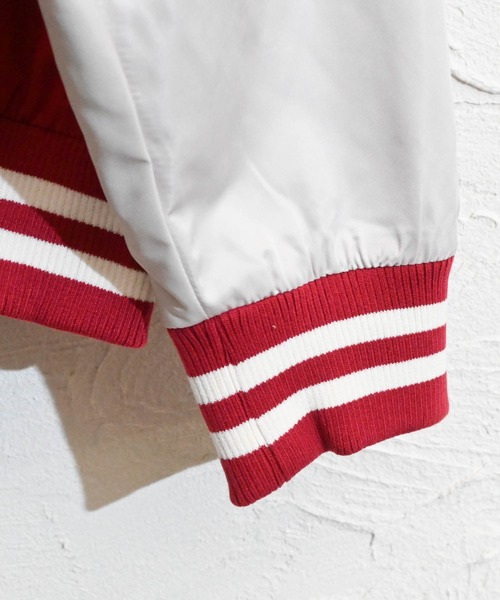 「Anytime Songs」 「HALHAM」スタジャン X-LARGE グリーン メンズ_画像2