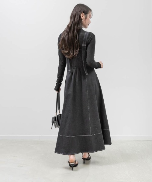 RANDA（ランダ） ワンピース デニムフレアワンピース : ZOZOTOWN Yahoo