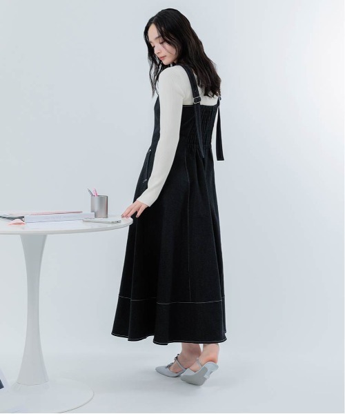 RANDA（ランダ） ワンピース デニムフレアワンピース : ZOZOTOWN Yahoo