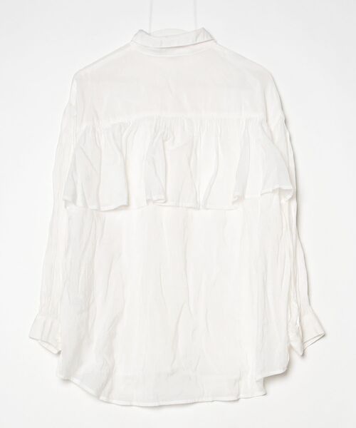 「one after another NICE CLAUP」 長袖シャツ FREE ホワイト レディース_画像2