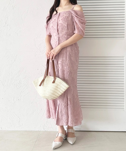 「apres jour」 半袖ワンピース X-LARGE ピンク レディース_画像5
