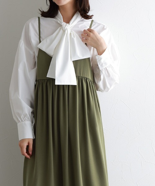 「Pierrot」 サロペットスカート M ネイビー レディース_画像8