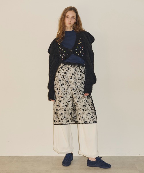 「J1U by LA BELLE ETUDE」 ロングスカート FREE ブラック レディース_画像2