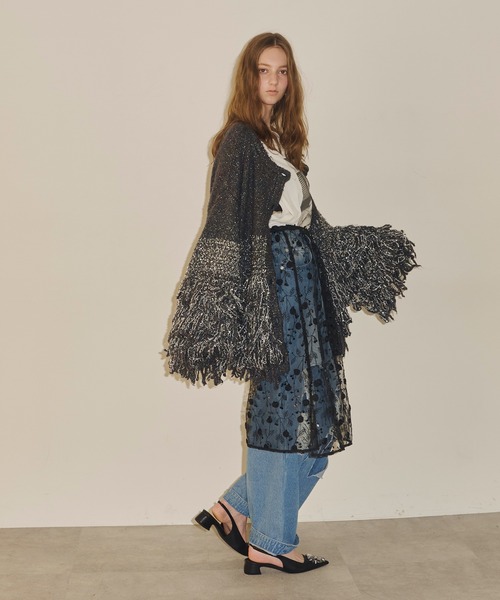 「J1U by LA BELLE ETUDE」 ロングスカート FREE ブラック レディース_画像7