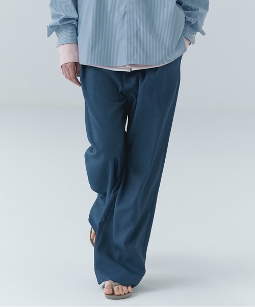 CULLNI（クルニ） ジーンズ Faux Denim Tuck Wide Pants メンズ