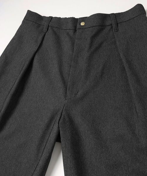 ワイドパンツ ジーンズ Faux Denim Tuck Wide Pants メンズ レディースの画像