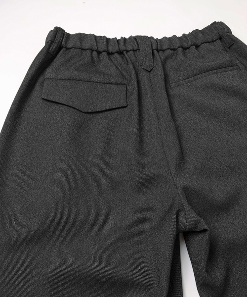 ワイドパンツ ジーンズ Faux Denim Tuck Wide Pants メンズ レディースの画像