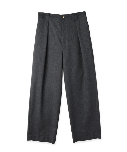 ワイドパンツ ジーンズ Faux Denim Tuck Wide Pants メンズ レディースの画像