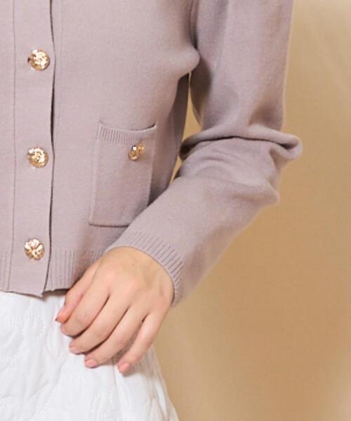 「WILLSELECTION」 ニットカーディガン FREE ブラウン レディース_画像7