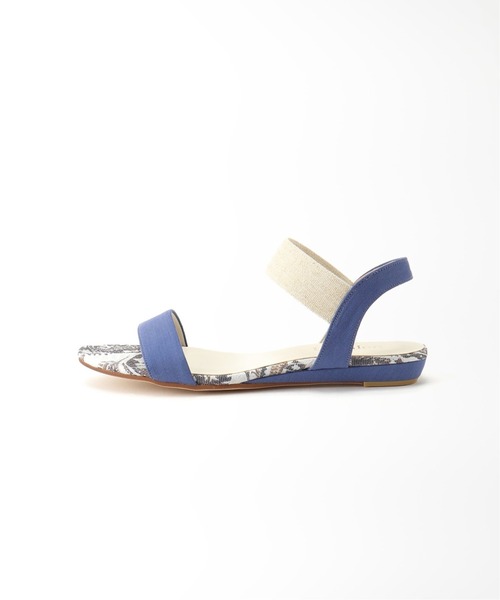 「LE TALON」 フラットサンダル MEDIUM シルバー レディース_画像6