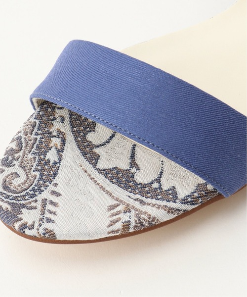 「LE TALON」 フラットサンダル MEDIUM シルバー レディース_画像7