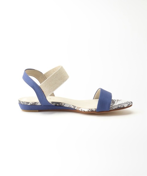 「LE TALON」 フラットサンダル MEDIUM シルバー レディース_画像8