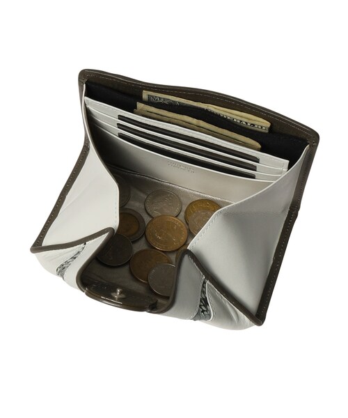 「HIROKO HAYASHI」 財布 00 ホワイト レディース_画像7