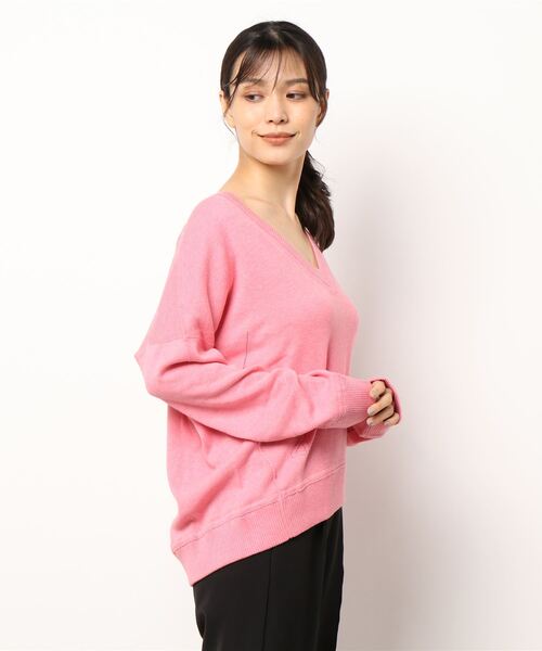 「ZADIG&VOLTAIRE」 長袖ニット M ピンク レディース_画像2