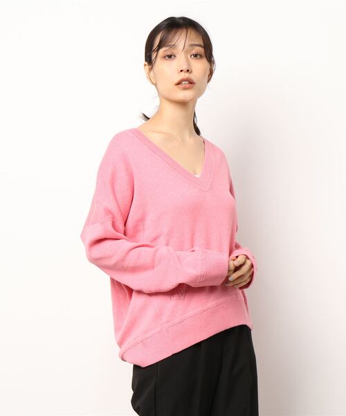 「ZADIG&VOLTAIRE」 長袖ニット M ピンク レディース_画像4