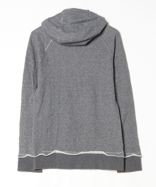 「FranCisT_MOR.K.S.」 ワンポイントプルオーバーパーカー 2 グレー レディース_画像2