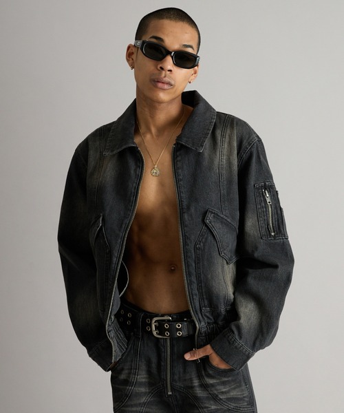 ANDER HUNK ブルゾン MEDIUM ブラック メンズ : ZOZOTOWN Yahoo!店