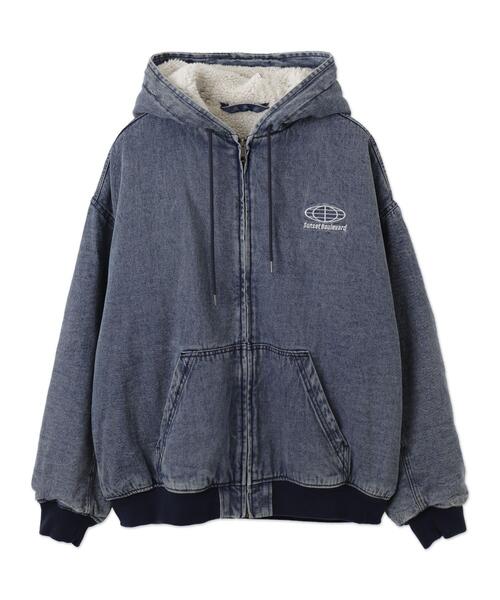 「WEGO」 ブルゾン LARGE スカイブルー メンズ_画像2