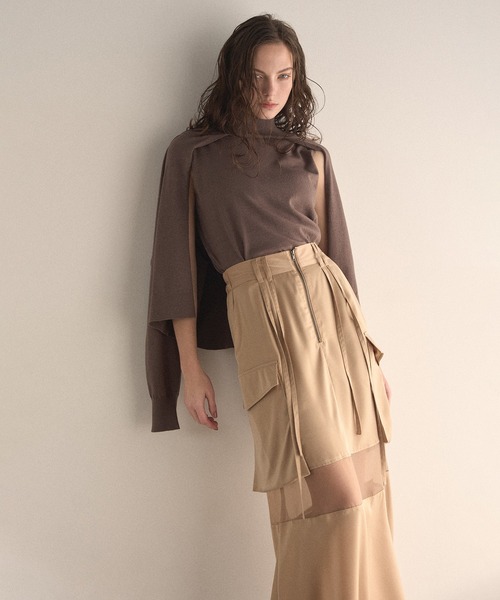 スカート mieli invariant Military Gloss Skirt MIELI INVARIANT（ミエリインヴァリアント） スカート Military Gloss