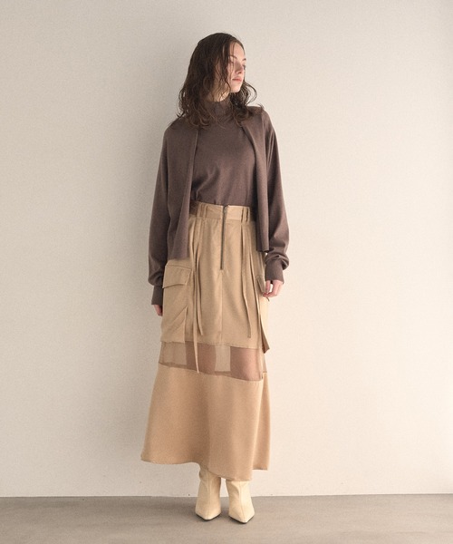 餡蜜さん専用✴︎ miiumiuスカート MIELI INVARIANT（ミエリインヴァリアント） スカート Military Gloss