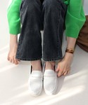 スリッポン パンチングローファー厚底スリッポン...の詳細画像2