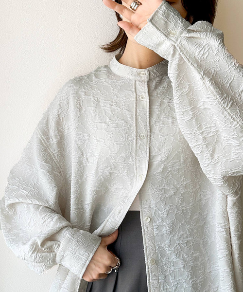 「classicalelf」 長袖ブラウス LARGE グリーン レディース_画像2