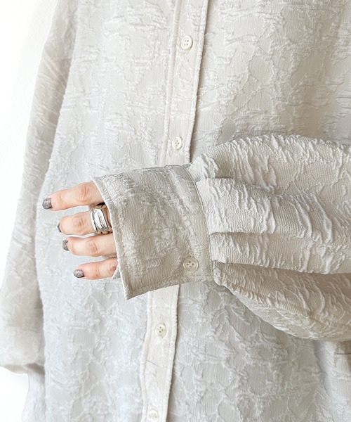 「classicalelf」 長袖ブラウス LARGE グリーン レディース_画像6