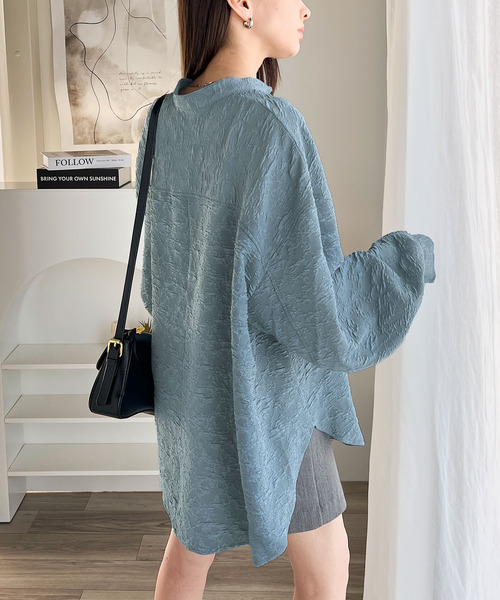 「classicalelf」 長袖ブラウス LARGE グリーン レディース_画像9