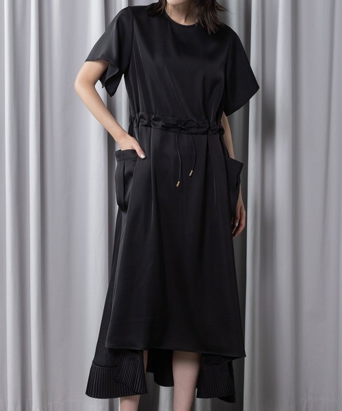 MARECHAL TERRE（マルシャルテル） ワンピース 裾プリーツワンピース