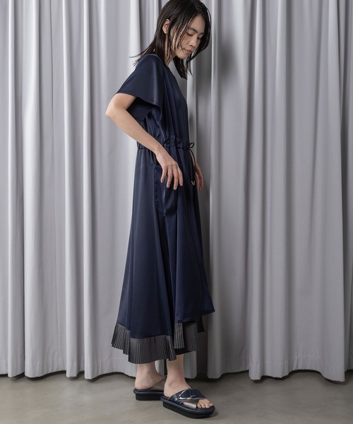 MARECHAL TERRE（マルシャルテル） ワンピース 裾プリーツワンピース