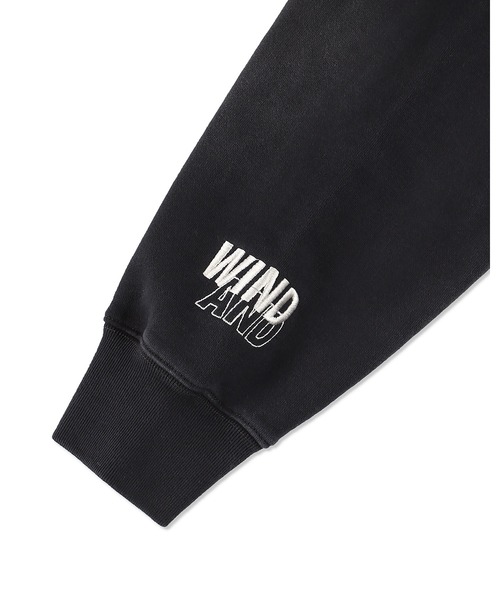 WIND AND SEA（ウィンダンシー） パーカー SULFUR DYEING LOGO ZIP