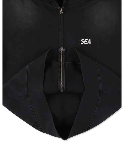 WIND AND SEA（ウィンダンシー） パーカー SULFUR DYEING LOGO ZIP