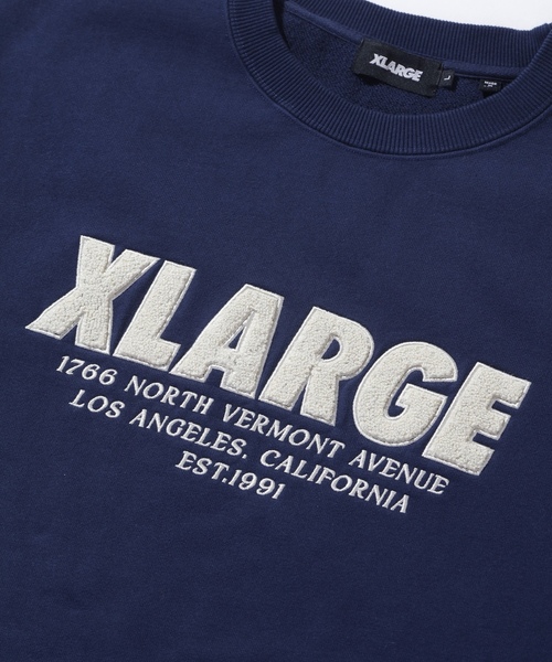 「XLARGE」 スウェットカットソー L ブラック メンズの画像