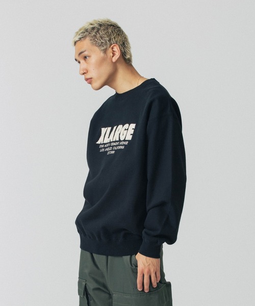 「XLARGE」 スウェットカットソー L ブラック メンズの画像