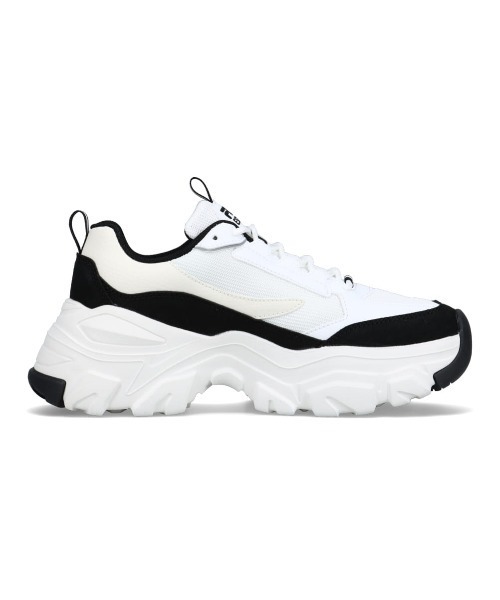 「FILA」 ローカットスニーカー 24.0cm ホワイト×ブラック レディース_画像7