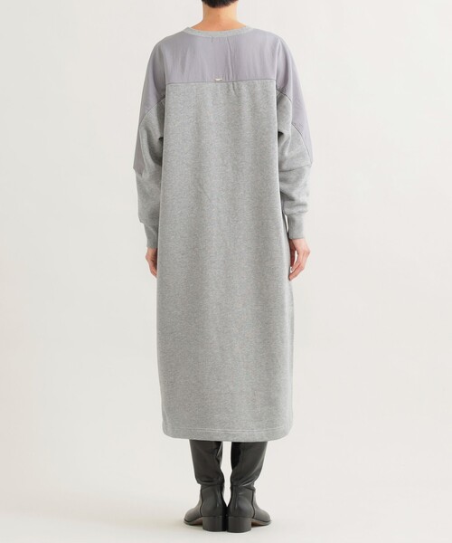 「EVEX by KRIZIA」 長袖ワンピース 40 ダークネイビー レディースの画像