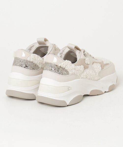 「+diana」 ローカットスニーカー 23.5cm アイボリー レディース_画像4