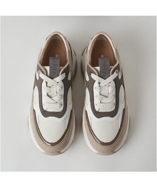 「+diana」 ローカットスニーカー 23.5cm アイボリー レディース_画像7