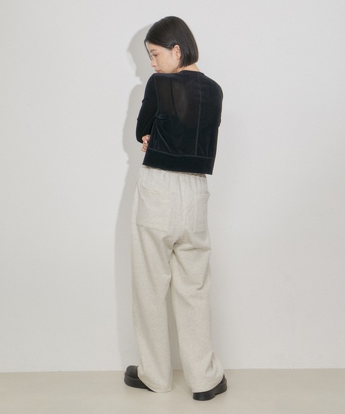 「ADAM ET ROPE'」 スウェットパンツ 36 ホワイト系その他7 レディース_画像7